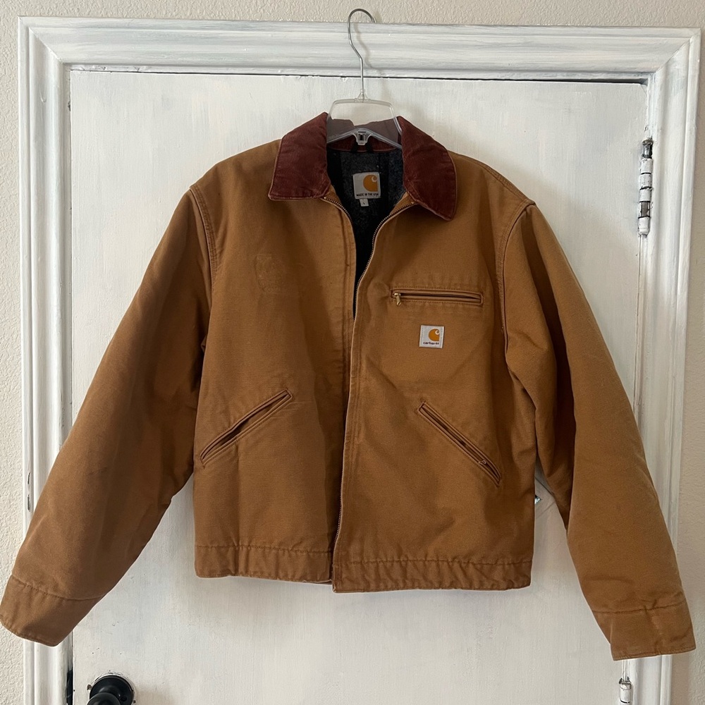 Carhartt Detroit blanket-lined jacket (J001), Men’s Large